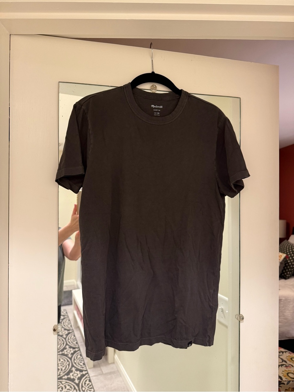 Madewell Short Sleeve Crew Tee - Charcoal Gray